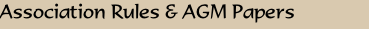 Association Rules & AGM Papers
